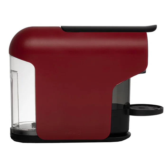Delta Q QUICK Cafetera Semi-Automática de Cápsulas, 0.8L, Roja, Sistema para Café y Espresso, 1200W