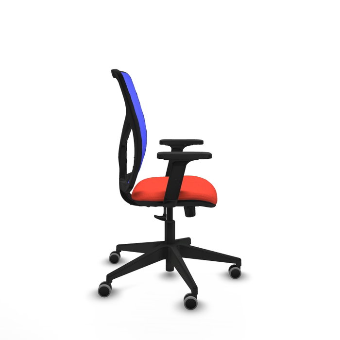 PIQUERAS Y CRESPO Silla de oficina Motilla con mecanismo Sincro, Naranja oscuro y Azul PIQUERAS Y CRESPO Silla de oficina Motilla con mecanismo Sincro, Naranja oscuro y Azul