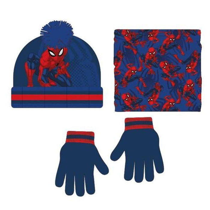 Cerdá Conjunto de 3 Piezas Spiderman (Gorro, Braga de Cuello y Guantes)