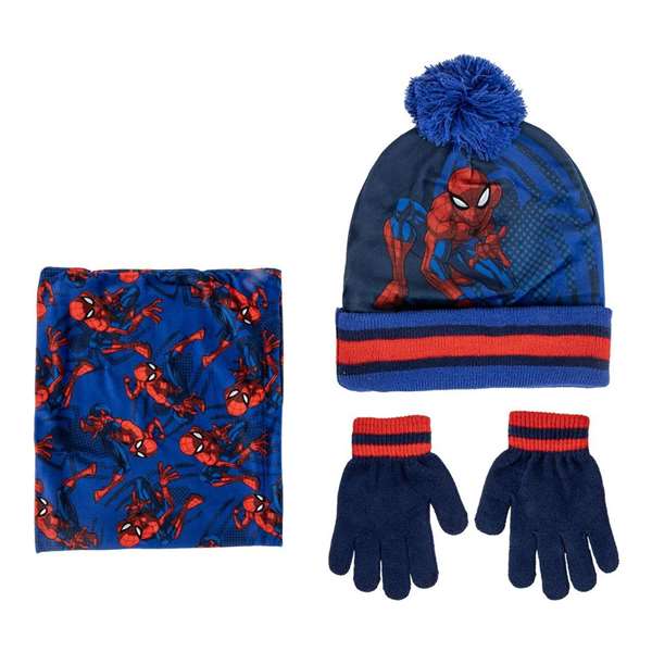 Cerdá Conjunto 3 Piezas Spiderman (Gorro, Braga Cuello y Guantes) para Niños de 2 a 8 Años Cerdá Conjunto 3 Piezas Spiderman (Gorro, Braga Cuello y Guantes) para Niños de 2 a 8 Años