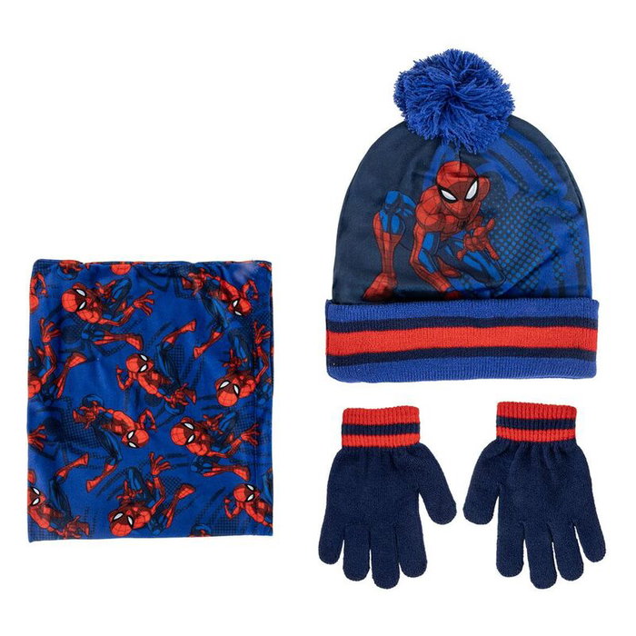 Cerdá Conjunto de 3 Piezas Spiderman (Gorro, Braga de Cuello y Guantes)