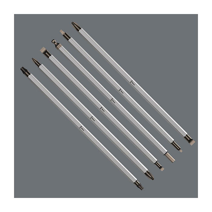 Wera Destornillador Múltiple Kraftform Kompakt Vario RA con 6 Bits PH1/PH2, 7 Piezas