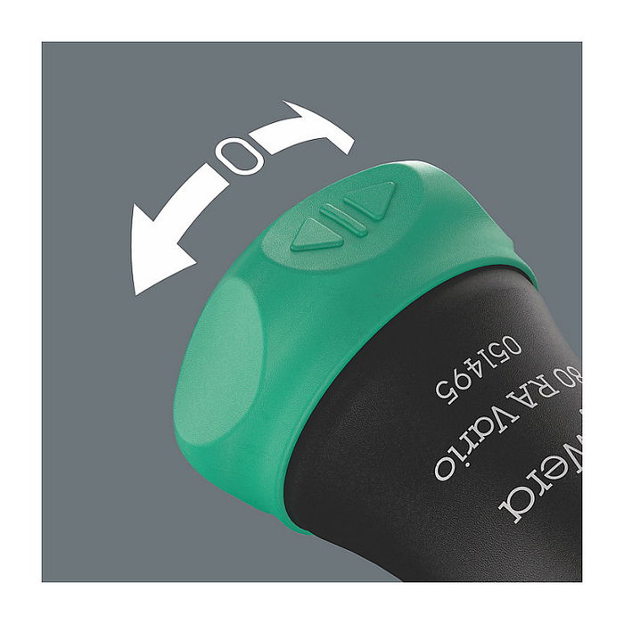 Wera Destornillador Múltiple Kraftform Kompakt Vario RA con 6 Bits PH1/PH2, 7 Piezas