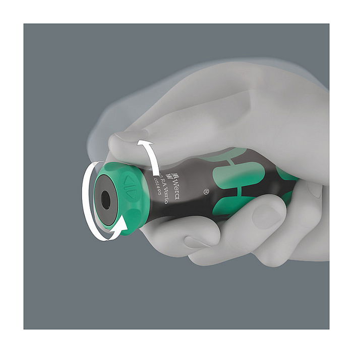 Wera Destornillador Múltiple Kraftform Kompakt Vario RA con 6 Bits PH1/PH2, 7 Piezas