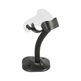 DeLOCK Soporte con Pie para Escáner de Código de Barras Flexible Negro