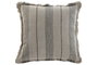 DKD Home Decor Cojín de Lino Rallado Beige 50x50x8 cm