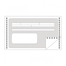 Apli Formularios Recibo En Continuo 240 mmx4" 1 Copia 1200 Unidades
