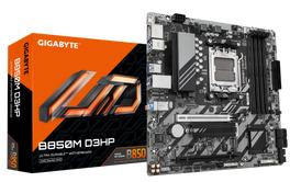 Gigabyte 9MB85MHP-00-G10 Placa Base AMD AM5, compatible con Ryzen 7000/8000/9000 Series, DDR5 hasta 8200MHz OC, PCIe 5.0 M.2, GbE LAN, USB 3.2 Gen 2