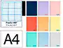 Liderpapel Cuaderno espiral Wonder A4 tapa plástico 80 hojas 90gr rayado nº46 colores surtidos