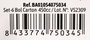 Algon Set 6 Bol Carton L/Soja 450cc - Dimensiones: 8 cm (Ancho) x 3.6 cm (Alto) x 8 cm (Largo) (36 Unidades)
