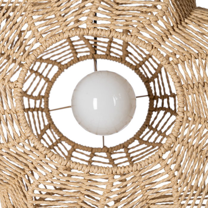 Lámpara Techo Natural Cuerda de Papel 50 X 40 X 25 cm