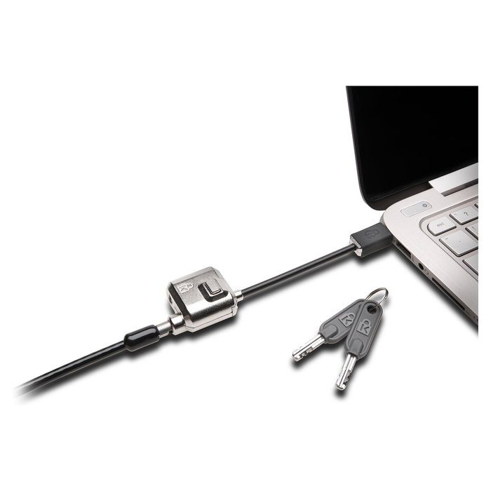 Kensington Cable Candado MiniSaver para Ultrabook y Portátil - Llave Plana - Longitud del Cable 1.8 m