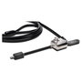 Kensington Cable Candado MiniSaver para Ultrabook y Portátil - Llave Plana - Longitud del Cable 1.8 m
