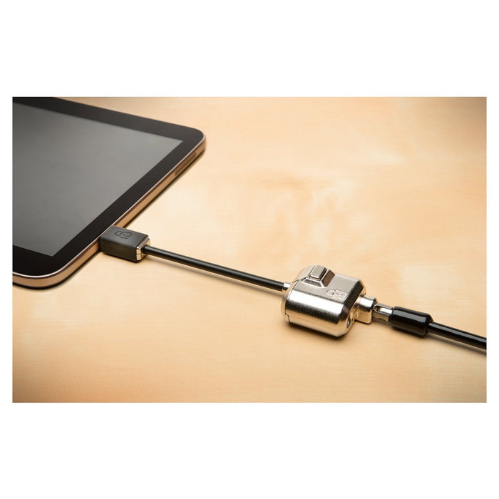 Kensington Cable Candado MiniSaver para Ultrabook y Portátil - Llave Plana - Longitud del Cable 1.8 m