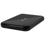 Fantec ALU-25U3 Carcasa de Aluminio para 2,5 pulg. SATA USB 3.0 Negro
