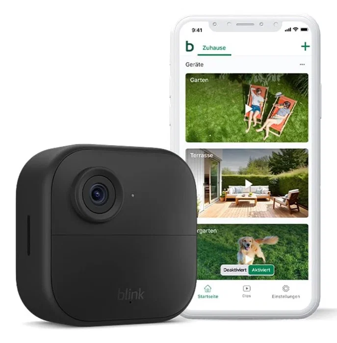 Amazon Blink Outdoor 4 Cámara de Seguridad WiFi 1080p Inalámbrica Exterior Negro - Single