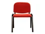 Q-connect Silla Confidente Apilable Tapizada Sin Ruedas 910mm Alto 460mm Largo 440mm Profundidad Rojo
