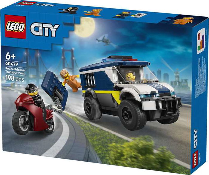 Lego Juego de Construcción Furgoneta de Transporte Penitenciario de Policía Lego City