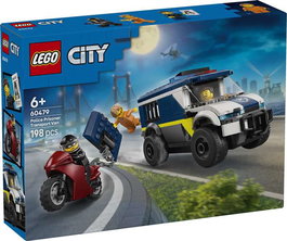 Lego City Set de Construcción Furgoneta de Transporte Penitenciario de Policía para Niños +6 Años