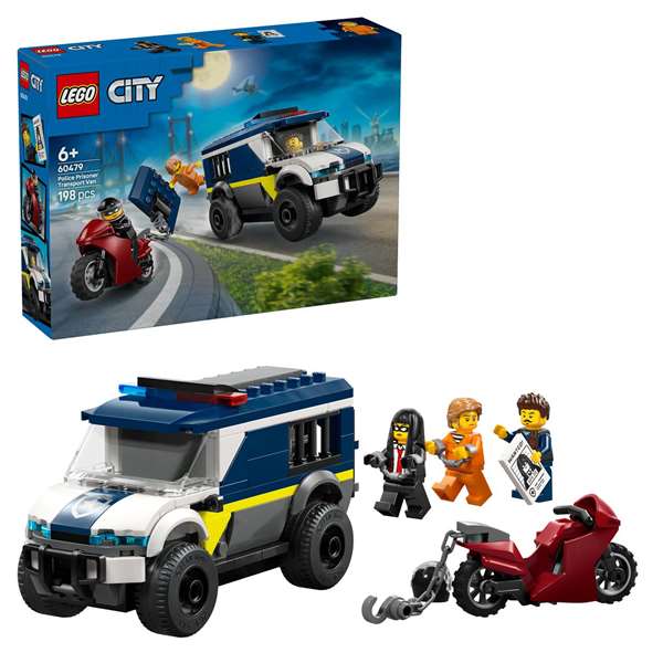 Lego City Set de Construcción Furgoneta de Transporte Penitenciario de Policía para Niños +6 Años