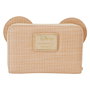 Loungefly Cartera Straw Mickey Disney Piel Vegana Cierre Cremallera Ranuras Tarjetas Ventana DNI Detalles Apliques 15x10cm