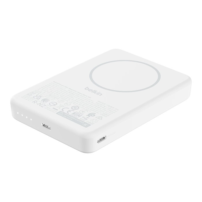 Belkin BoostCharge Slim 10000mAH MagSafe 7,5W Blanco BPD015hqWH Belkin BoostCharge Slim 10000mAH MagSafe 7,5W Blanco BPD015hqWH