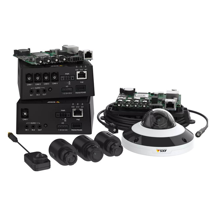 Axis Unidad de Sensor de Red Cámara Covert/Pinhole F7225-RE con CMOS 1920x1200px, WDR, IP66/67, -30 a 55°C, Paquete de 8 Piezas (02363-021)