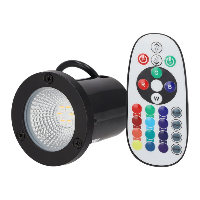 Foco de Empotrar Jardín 5W RGBW IP65 60º con Mando a Distancia Foco de Empotrar Jardín 5W RGBW IP65 60º con Mando a Distancia