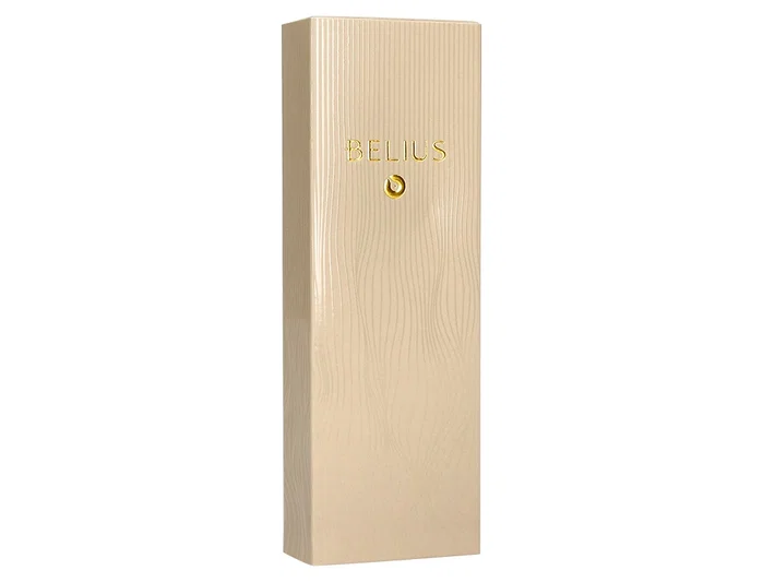 Belius Pluma Neptuno Textura Wavy Color Caqui Tinta Azul