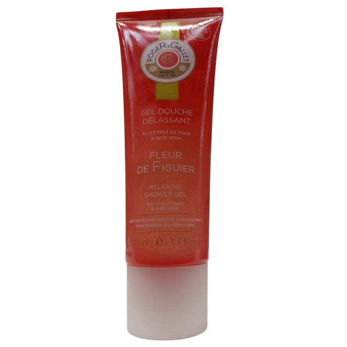 Fleur De Figuier, Relajante, Gel de ducha, Para todo tipo de pieles, 50 ml