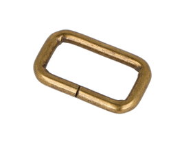 Innspiro Anilla Rectangular Hierro Oro Viejo 33 mm (3 unidades)