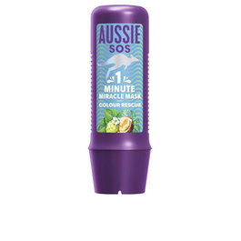 Aussie SOS 1 Minute Miracle Color Rescue Mascarilla Reparadora para Cabello, 250 ml
