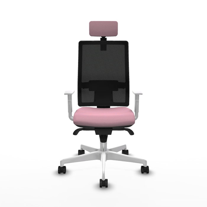 PIQUERAS Y CRESPO Silla de oficina Horna Rosa con mecanismo Sincro PIQUERAS Y CRESPO Silla de oficina Horna Rosa con mecanismo Sincro