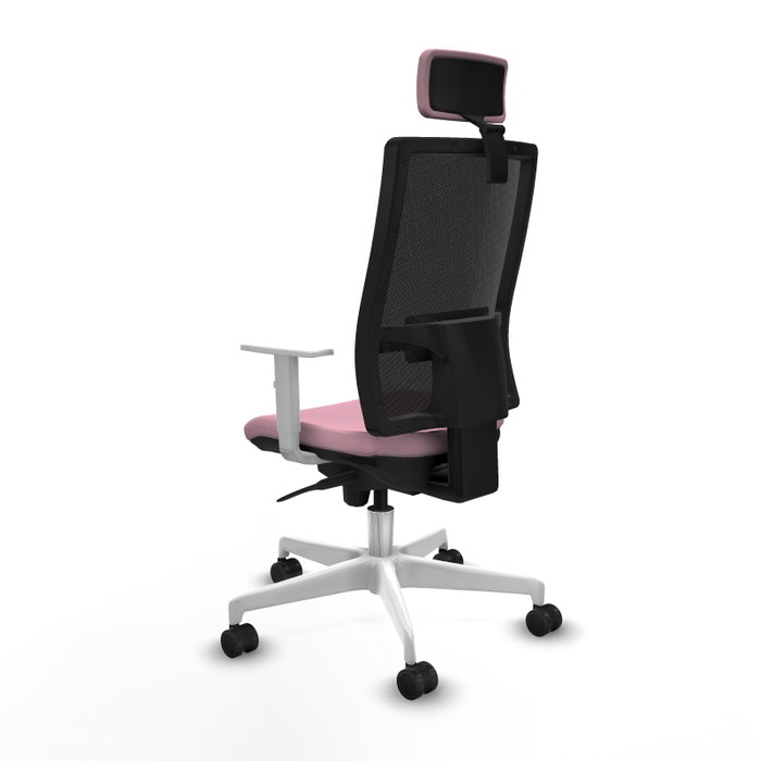 PIQUERAS Y CRESPO Silla de oficina Horna Rosa con mecanismo Sincro PIQUERAS Y CRESPO Silla de oficina Horna Rosa con mecanismo Sincro