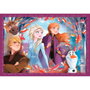 Clementoni Puzzle Progresivo 4 en 1 Frozen 21518 - 12, 16, 20 y 24 Piezas Disney