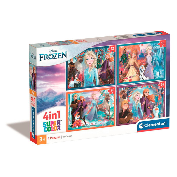 Clementoni Puzzle Progresivo 4 en 1 Frozen 21518 - 12, 16, 20 y 24 Piezas Disney Clementoni Puzzle Progresivo 4 en 1 Frozen 21518 - 12, 16, 20 y 24 Piezas Disney