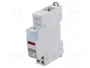 LEGRAND Interruptor de botón biestable gris con LED rojo