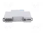 LEGRAND Interruptor de botón biestable gris con LED rojo