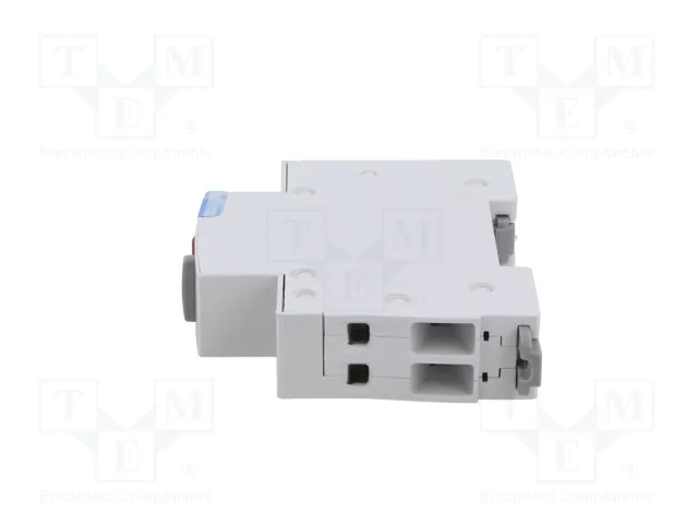 LEGRAND Interruptor de botón biestable gris con LED rojo