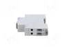 LEGRAND Interruptor de botón biestable gris con LED rojo