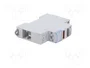 LEGRAND Interruptor de botón biestable gris con LED rojo