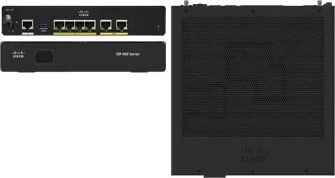 Cisco C921-4PLTEGB Router 4G LTE Gigabit Ethernet Negro