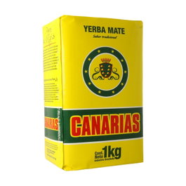 Yerba Mate Canarias 1kg Uruguaya 100% Natural - Sin Palo, Sabor Fuerte y Amargo