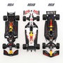 Burago Set de 7 Coches Red Bull F1 con Expositor Escala 1:43