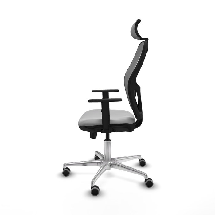 PIQUERAS Y CRESPO Silla de oficina Jorquera Gris con mecanismo Sincro/Traslack
