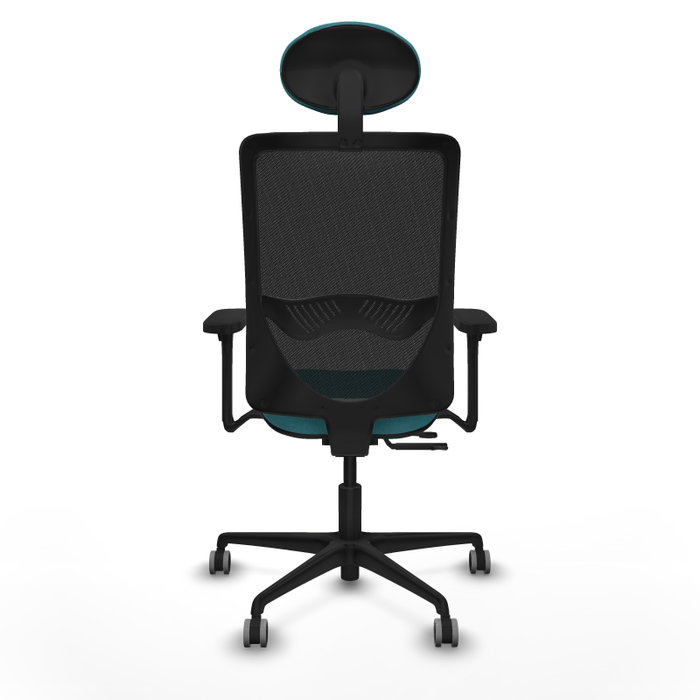 PIQUERAS Y CRESPO Silla de oficina Zulema con mecanismo Sincro/Traslack, Turquesa y Negro PIQUERAS Y CRESPO Silla de oficina Zulema con mecanismo Sincro/Traslack, Turquesa y Negro