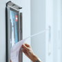 NOBO Porta anuncios Clipdown DIN A3 con marco de aluminio