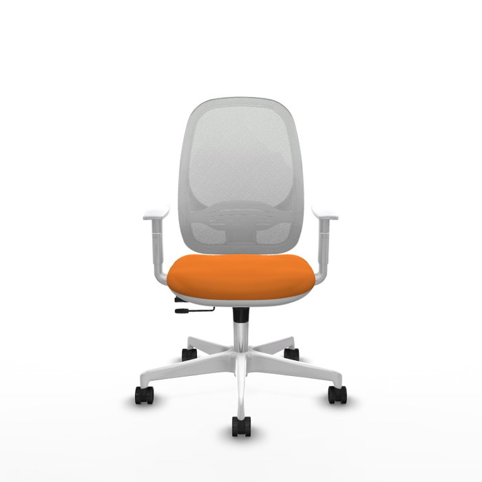 PIQUERAS Y CRESPO Silla de oficina Cilanco Naranja y Blanco PIQUERAS Y CRESPO Silla de oficina Cilanco Naranja y Blanco