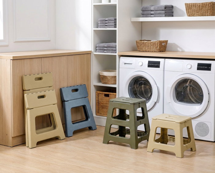 Confortime Taburete Plegable 3-Surt 36x30x32.5