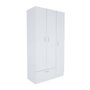 Hanah Home Armario Blanco 90x170x40 cm